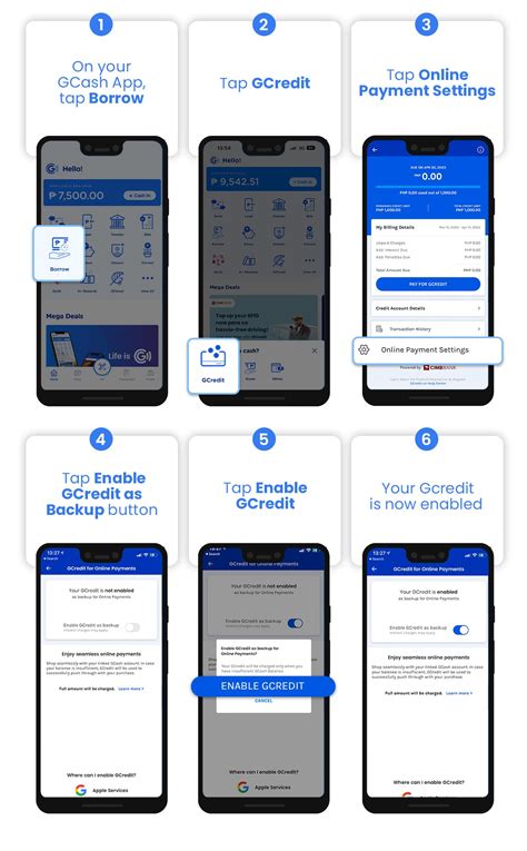 Use GCredit for payment – GCash Help Center.